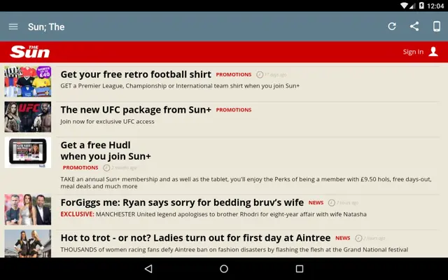 UK Newspapers android App screenshot 14